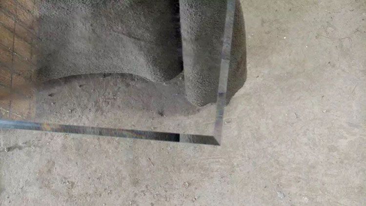 玻璃磨边机磨出的45度边玻璃